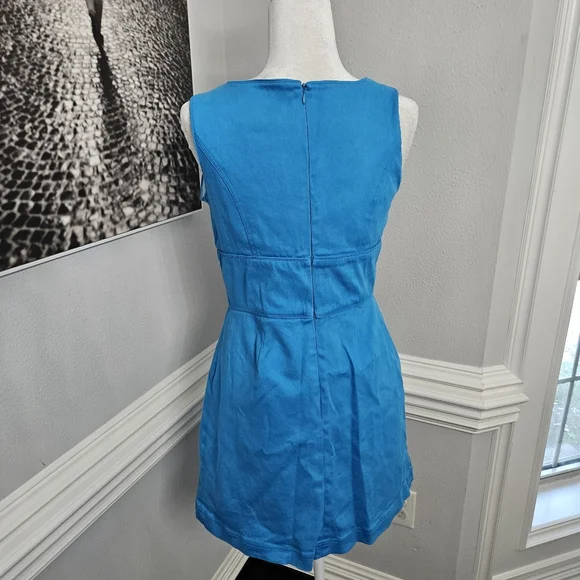 Vintage white label Lilly Pulitzer blue dress size 6 - Picture 4 of 6
